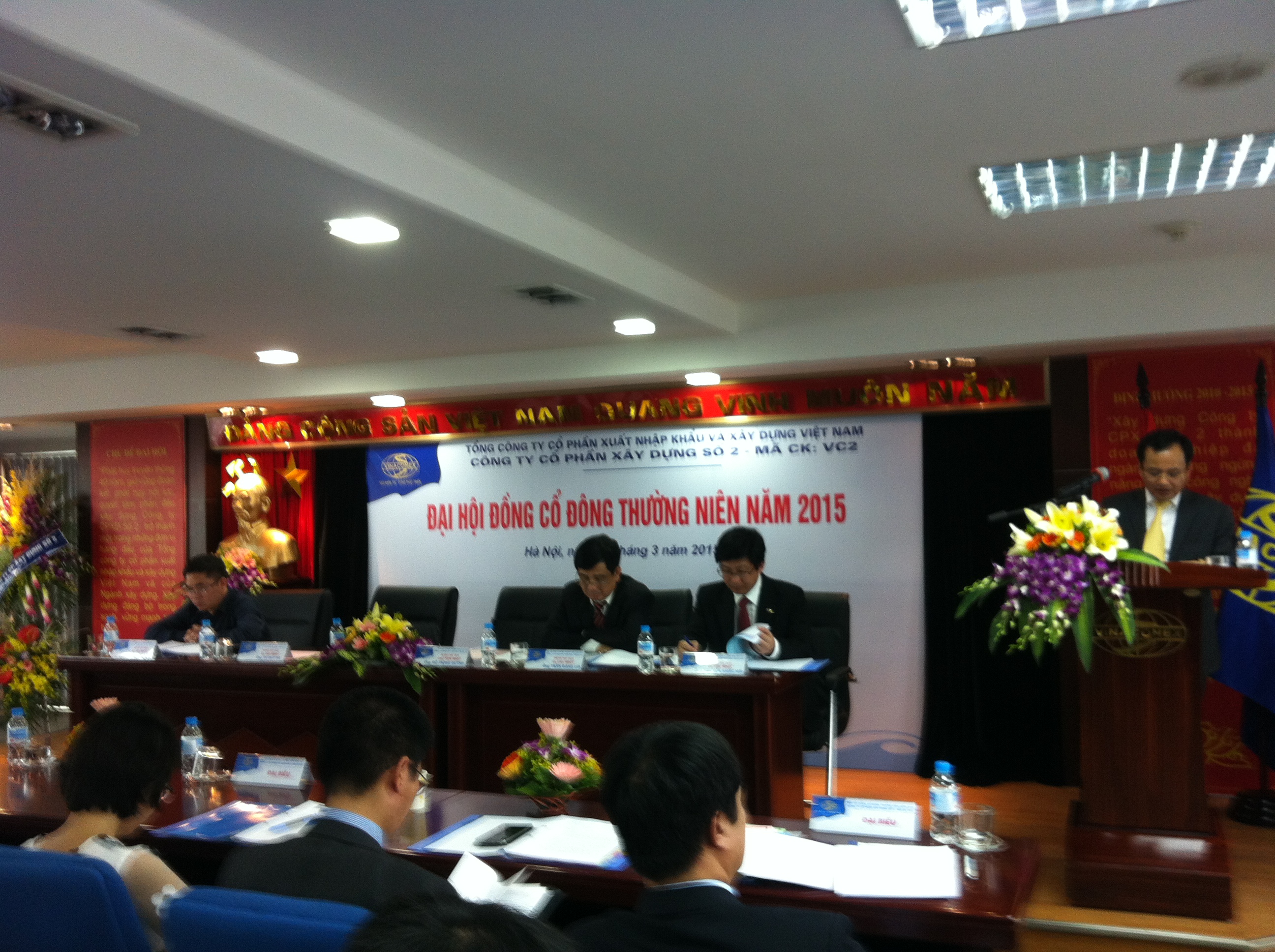 [Trực tiếp] ĐHCĐ VC2: Sẽ ghi nhận khoảng 30 tỷ đồng lợi nhuận từ Tòa nhà Golden Silk