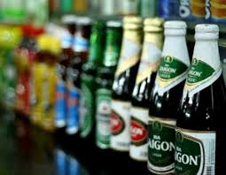 Bia đội giá mạnh vì dán tem