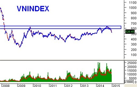 Chứng khoán năm 2015: Vẫn là thị trường dành cho 