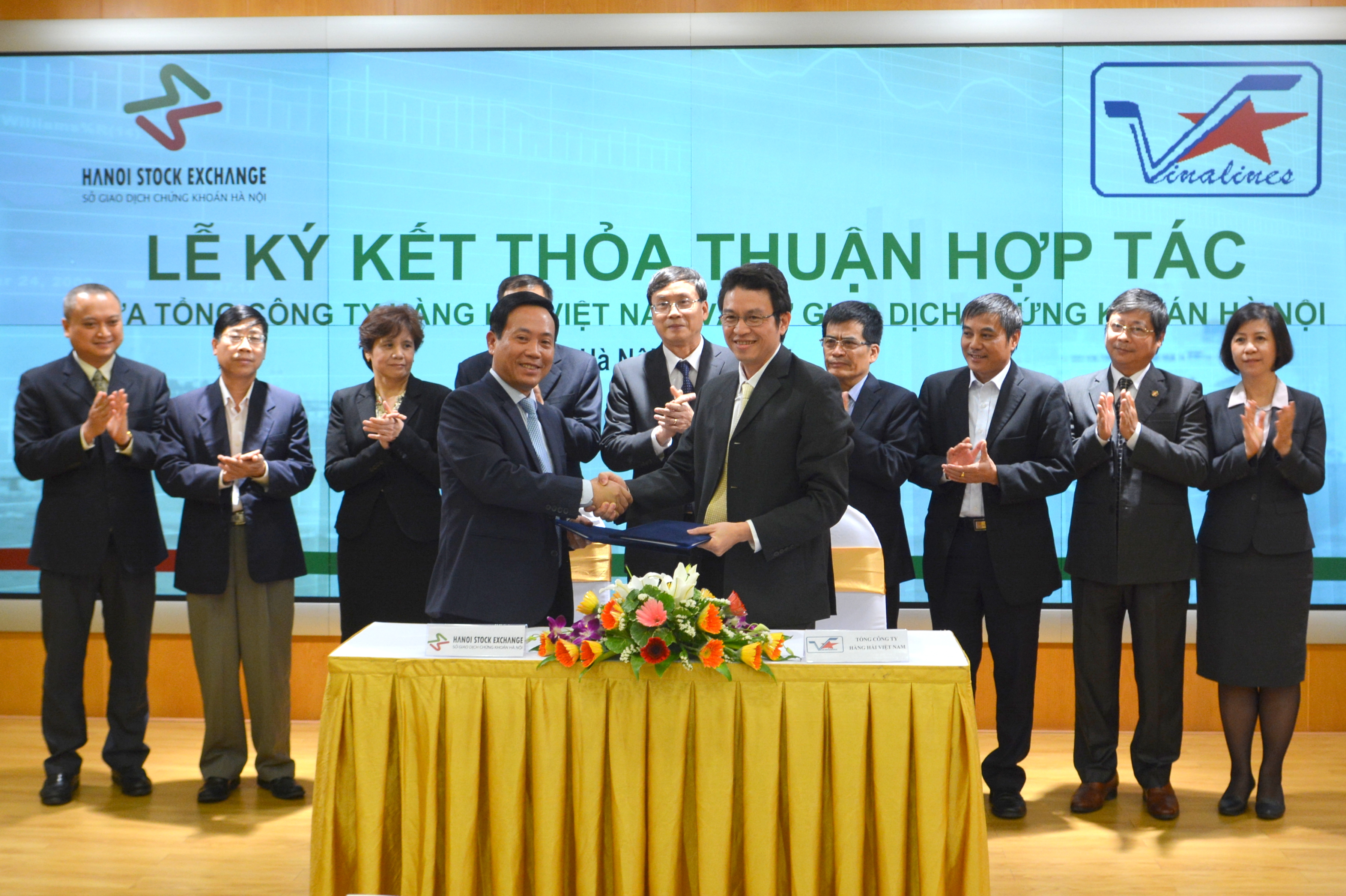 VINALINES và HNX ký kết biên bản thỏa thuận hợp tác