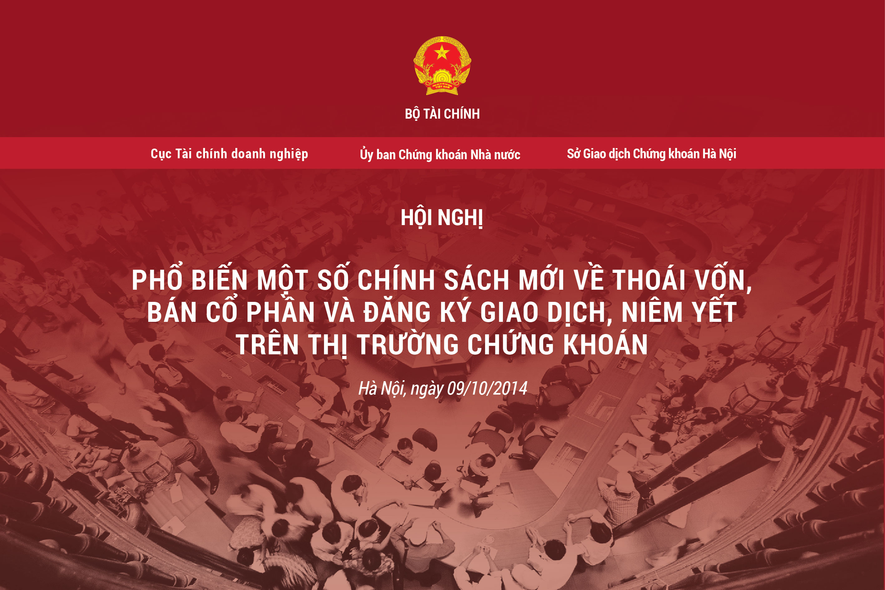 9/10: Hội nghị phổ biến chính sách mới về thoái vốn, bán cổ phần