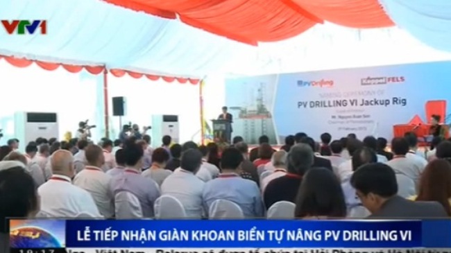 PVD tiếp nhận giàn khoan biển tự nâng PV Drilling VI