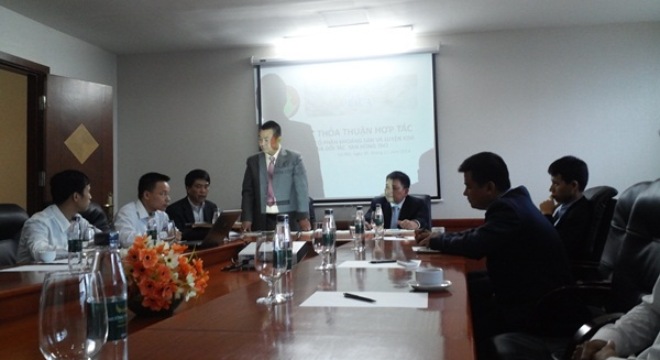  Lễ ký kết hợp tác giữa CTCP khoáng sản và luyện kim Bắc Á và đối tác Yan Hong Tao 