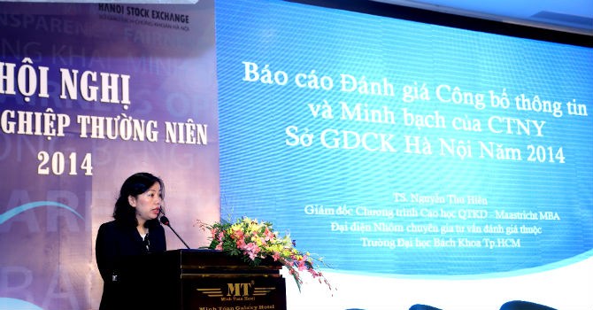 HNX “chấm điểm” sự minh bạch của doanh nghiệp niêm yết