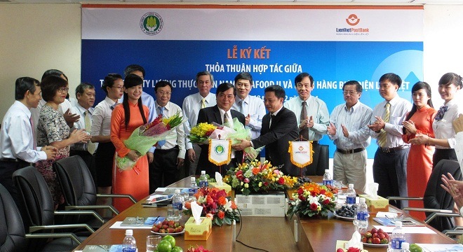  LienVietPostBank và Tổng công ty lương thực miền Nam ký kết thỏa thuận hợp tác 