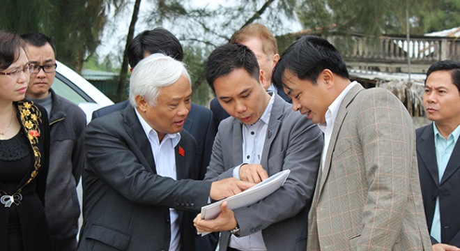  Phó chủ tịch Quốc hội Uông Chu Lưu thăm dự án FLC Samson Beach & Golf Resort 