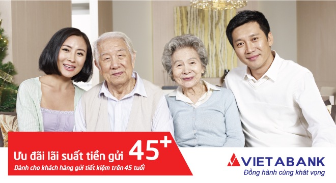  Ưu đãi đặc biệt cho khách hàng trên 45 tuổi 